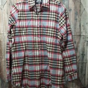 Stylish Plaid Button Down Shirt